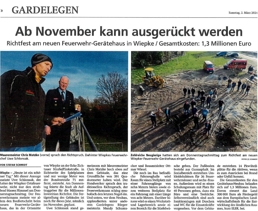 Feuerwehrgerätehaus in Gardelegen Image